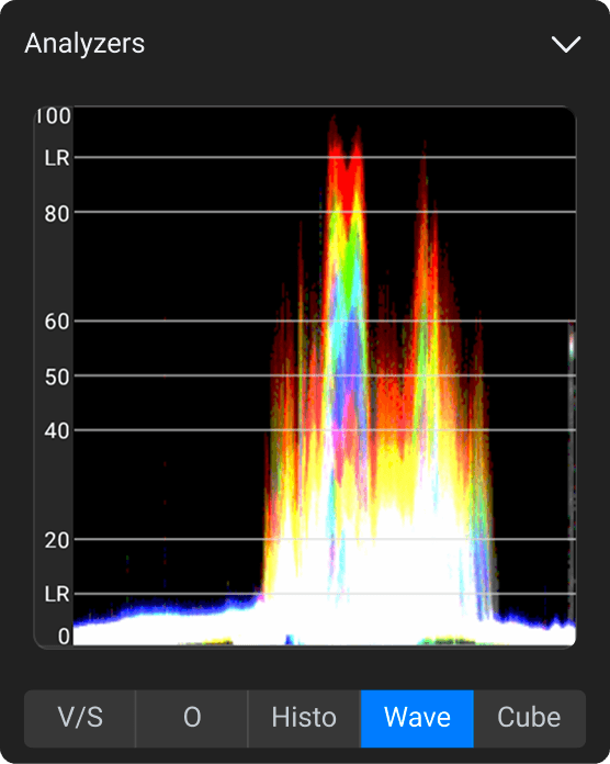 Analyzers panel