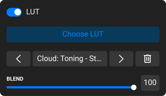 LUT panel