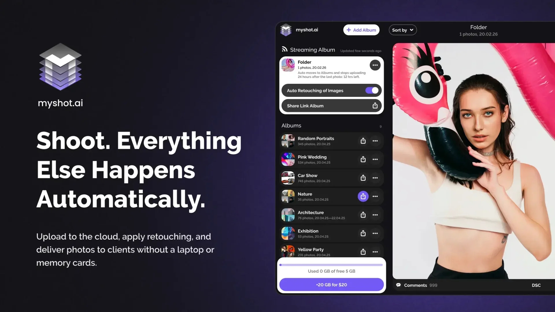 视频介绍 — myshot.ai, Camera to Cloud