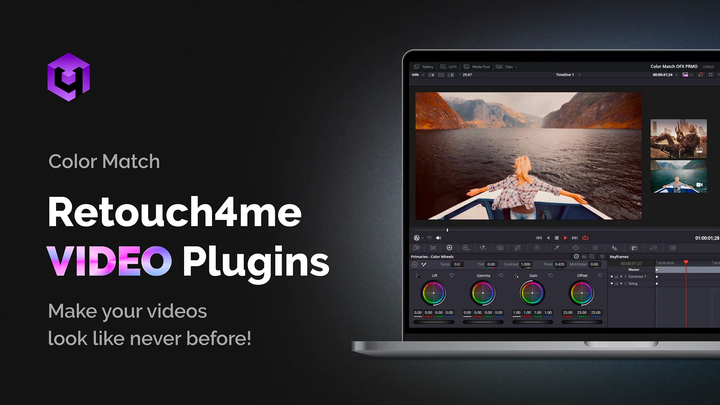 Color Match – Plugins de video Retouch4me. ¡Haz que tus videos se vean como nunca antes!